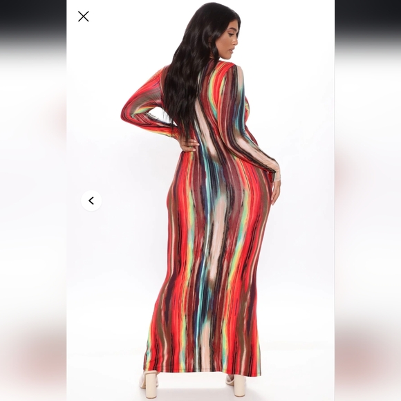 Fashion Nova Work Of Art Maxi Dress- M - Picture 7 of 7